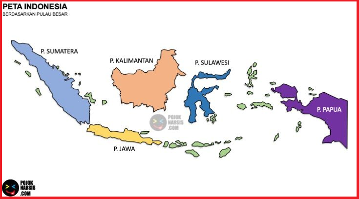 Gambar Peta Indonesia Simple