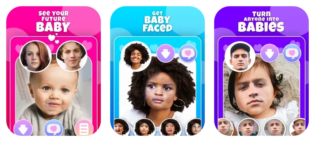aplikasi make a baby future face maker