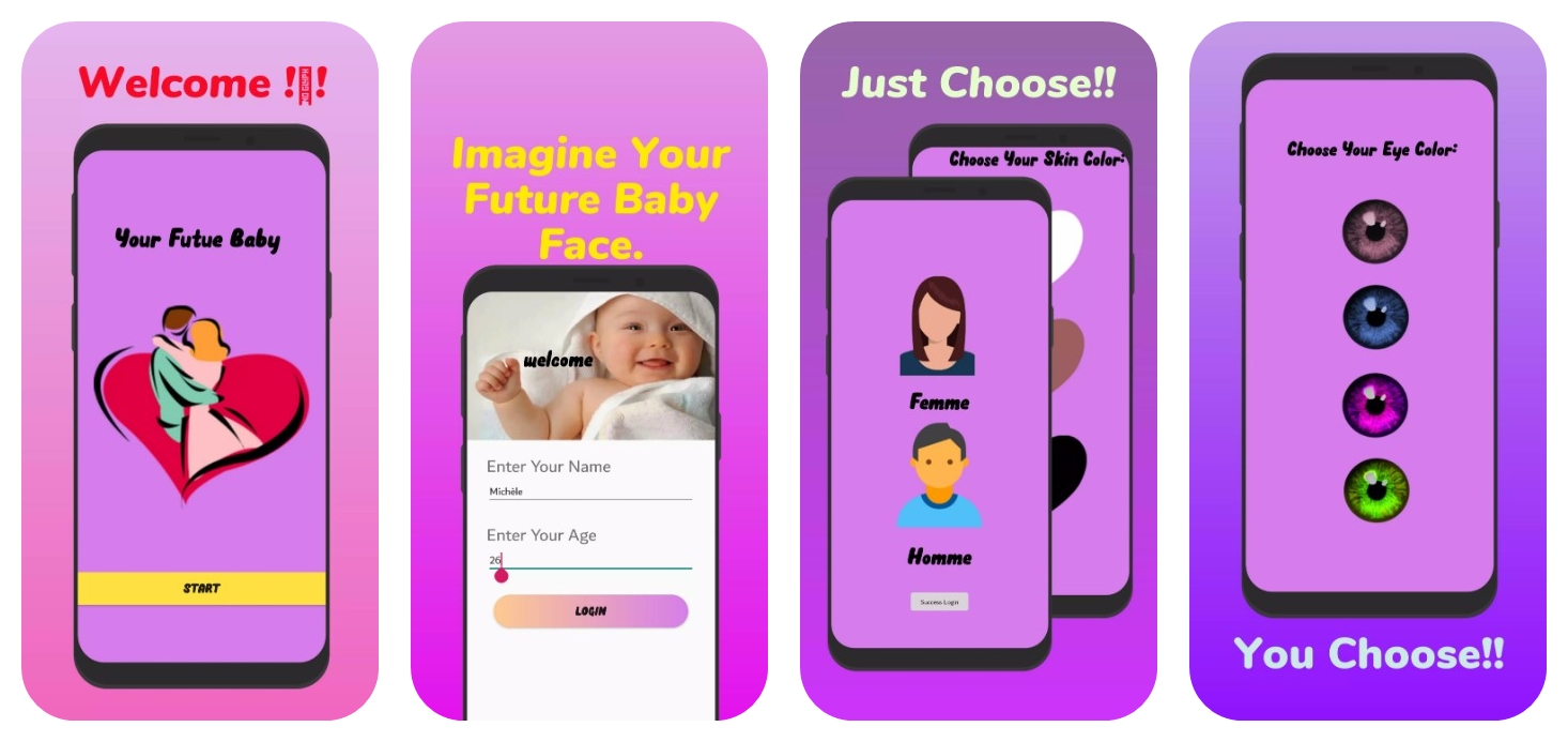 aplikasi imagine your future baby face