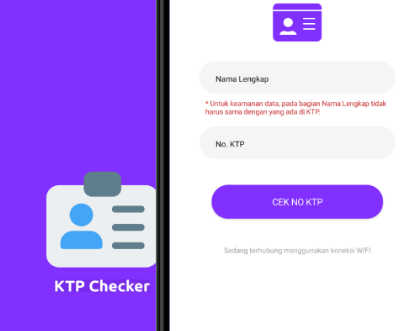 Aplikasi KTP Checker - Aplikasi Cek Ktp Online