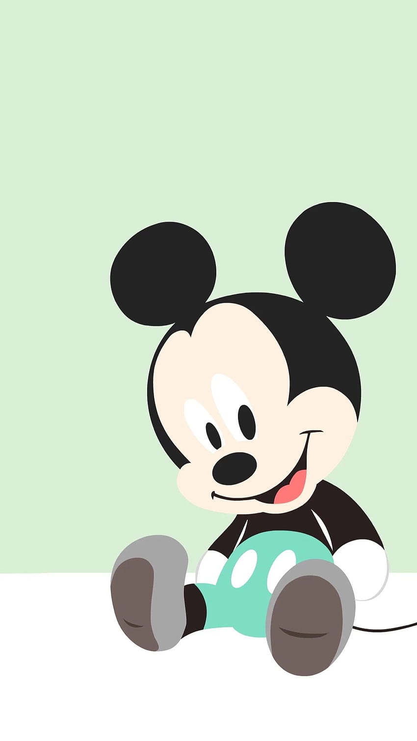 Wallpaper lucu dan cantik bertema mickey mouse