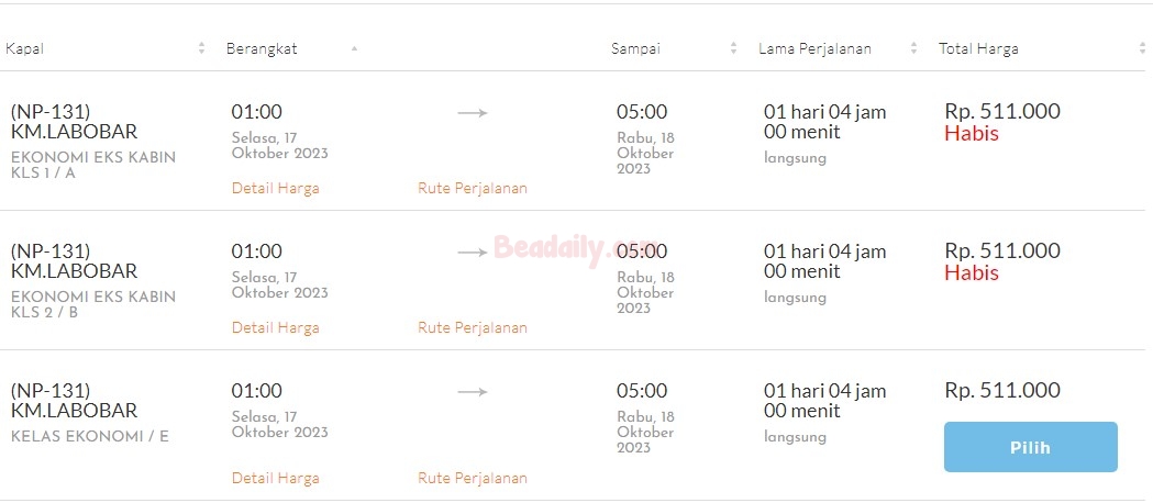 Jadwal dan Harga Tiket Kapal Laut Balikpapan Surabaya 2023