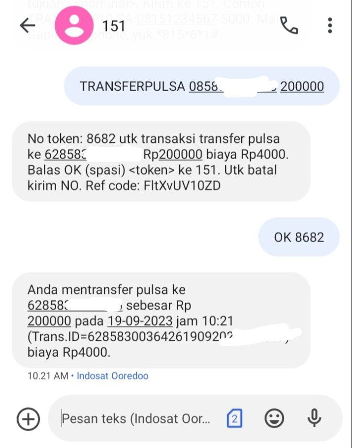 Kenapa Transfer Pulsa Indosat Gagal