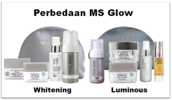Perbedaan MS Glow Whitening Dan Luminous