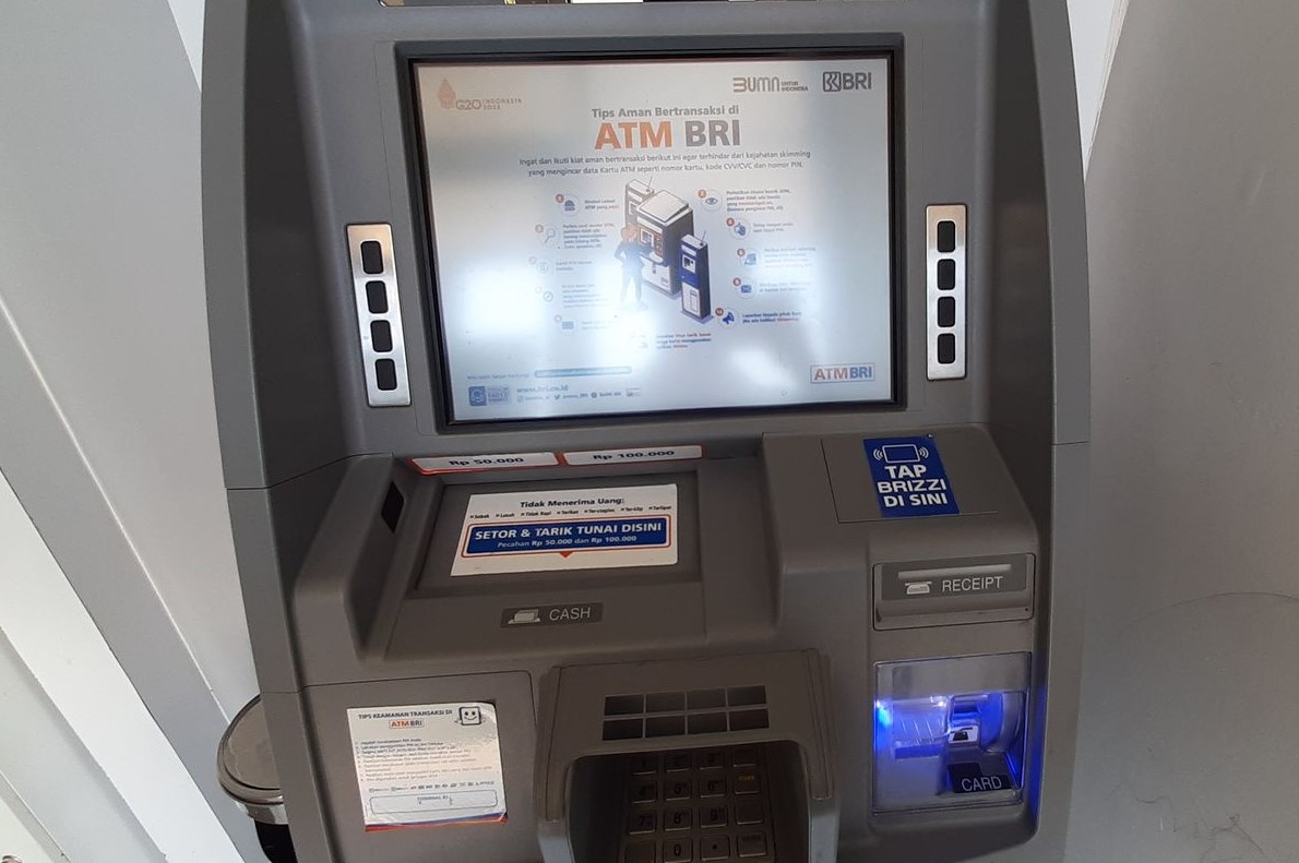 Melalui ATM