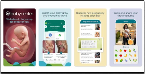 2. Pregnancy App & Baby Tracker