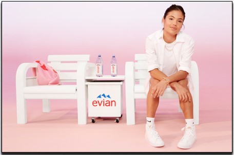 4. Evian Natural Mineral Water