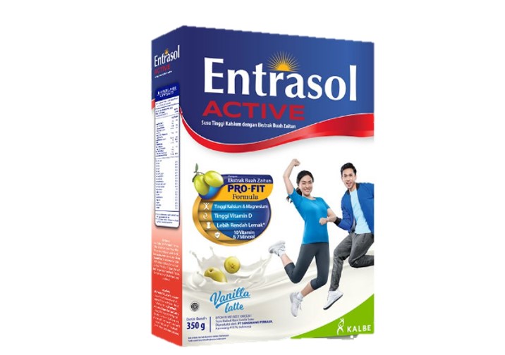 Merk Susu Tinggi Zat Besi untuk Dewasa - Entrasol Active