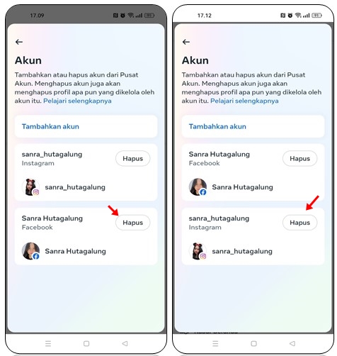 Cara Memutuskan Hubungan Instagram dengan Facebook Lewat Hp