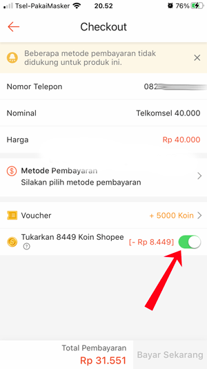 Cara Menukar Koin Shopee Menjadi Pulsa dan Token Listrik