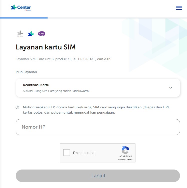 Cara Mengaktifkan Kartu XL Yang Sudah Mati Lewat Online 