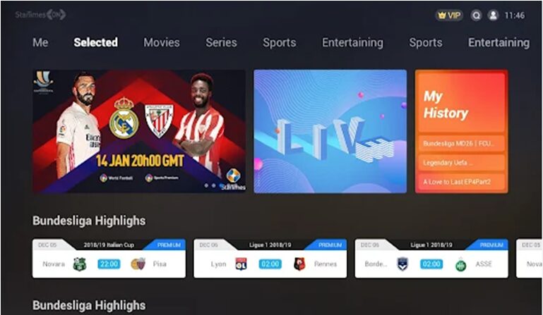 Aplikasi Streaming Bola Terbaik - StarTimes ON