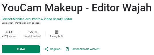 Menggunakan Aplikasi YouCam Makeup