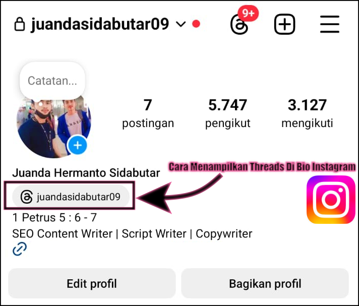 Cara Menampilkan Threads Di Bio Instagram Terbaru 2024