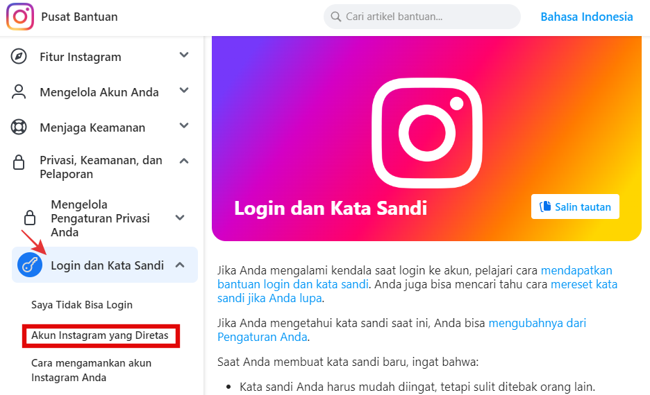 Cara Mengembalikan IG yang Di Hack Tanpa Email dan Nomor Hanphone