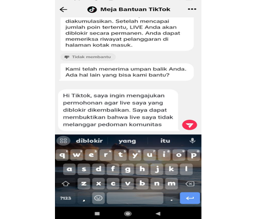 Cara Mengembalikan Live TikTok yang Diblokir