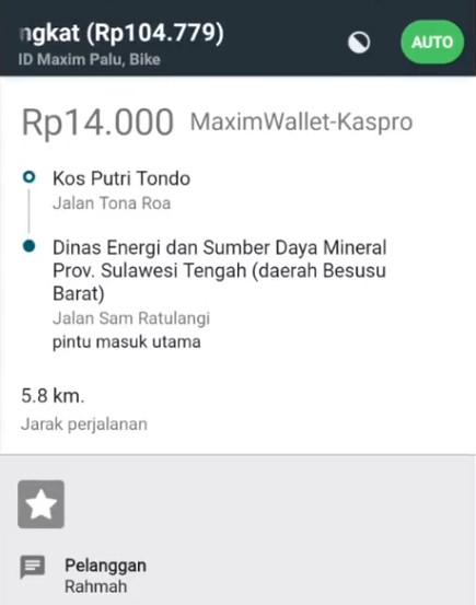 cara setting akun Maxim prioritas k